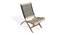 Natwest Lounge Chair - Black & White (Teak Finish, Black & White) by Urban Ladder - Cross View Design 1 - 357736