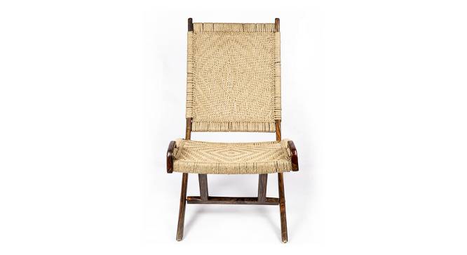 Natwest Lounge Chair - Natural Jute Colour (Teak Finish, Natural Jute Colour) by Urban Ladder - Front View Design 1 - 357748