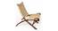 Natwest Lounge Chair - Natural Jute Colour (Teak Finish, Natural Jute Colour) by Urban Ladder - Design 1 Side View - 357774