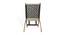 Natwest Lounge Chair - Black & White (Teak Finish, Black & White) by Urban Ladder - Design 1 Side View - 357776