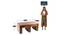 Robert Coffee Table Set - Teak Finish (Teak Finish, Teak Finish) by Urban Ladder - Design 1 Dimension - 357793