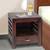 Russell side table walnut finish lp