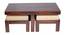 Ross Coffee Table Set - Jute Beige (Walnut Finish, Jute Beige) by Urban Ladder - Rear View Design 1 - 357840