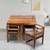 Victoria 4 seater dining table teak finish lp