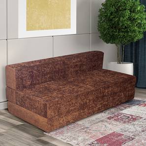 Sofa Cum Bed In Jamnagar Design Naples 3 Seater Fold Out Sofa cum Bed In Brown Colour