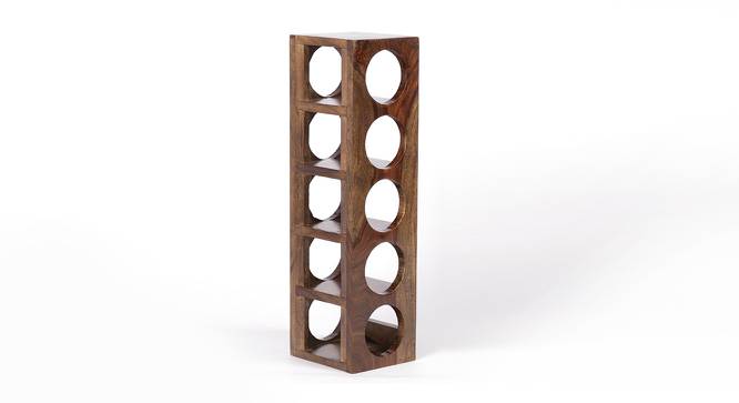 Wembley Wine Rack / Bottle Holder (Teak Finish, Teak Finish) by Urban Ladder - Front View Design 1 - 357918