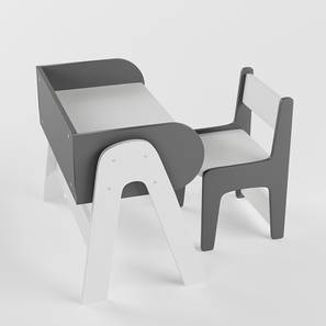 Bedroom Furniture In Gandipet Design Futurama Free Standing Kids Table in Slate Grey Colour