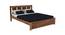 Maio Non Storage Bed (Queen Bed Size, Semi Gloss Finish, PROVINCIAL TEAK) by Urban Ladder - Cross View Design 1 - 358074