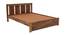 Maio Non Storage Bed (Queen Bed Size, Semi Gloss Finish, PROVINCIAL TEAK) by Urban Ladder - Rear View Design 1 - 358100