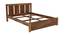 Maio Non Storage Bed (Queen Bed Size, Semi Gloss Finish, PROVINCIAL TEAK) by Urban Ladder - Design 1 Side View - 358112