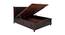 Alexander King Bed With Hydraulic Storage (King Bed Size, Dark Walnut Finish) by Urban Ladder - Rear View Design 1 - 358175
