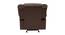 Clinton Fabric Recliner Sofa 1 Seater-Dark Brown by Urban Ladder - Rear View Design 1 - 358177