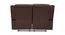 Clinton Fabric Recliner Sofa 2 Seater-Dark Brown by Urban Ladder - Rear View Design 1 - 358178