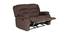 Clinton Fabric Recliner Sofa 2 Seater-Dark Brown by Urban Ladder - Design 1 Side View - 358190