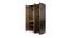 Cosmo 3 Door Wardrobe (Brown, Brown Finish) by Urban Ladder - Design 1 Side View - 358193