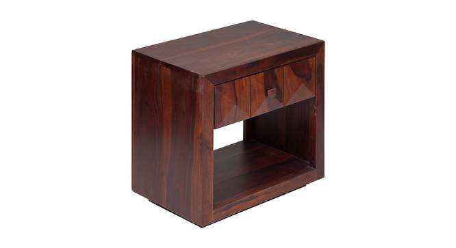 Diamond Bedside Table (Honey Natural) by Urban Ladder - Cross View Design 1 - 358227