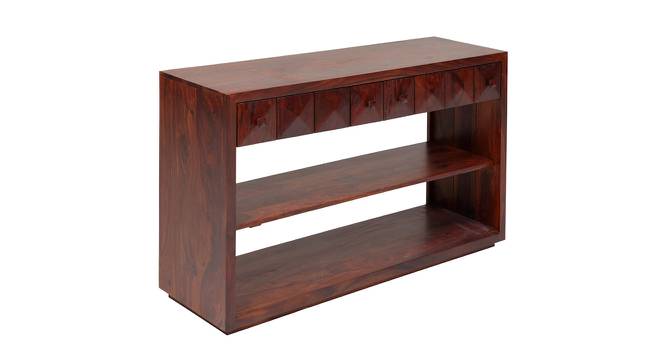Diamond Console Table (HONEY Finish, Honey Natural) by Urban Ladder - Front View Design 1 - 358251