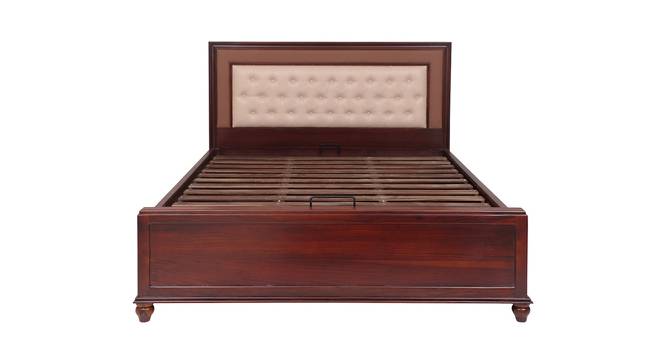 Georgia King Bed With Hydraulic Storage (Walnut Finish, King Bed Size) by Urban Ladder - Cross View Design 1 - 358311