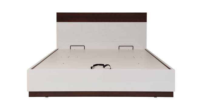 Element Queen Bed With Hydraulic Storage (Walnut Finish, Queen Bed Size) by Urban Ladder - Cross View Design 1 - 358313