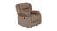 Houston Fabric Recliner Sofa 1 Seater-Light Brown by Urban Ladder - Cross View Design 1 - 358316