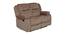 Houston Fabric Recliner Sofa 2 Seater-Light Brown by Urban Ladder - Cross View Design 1 - 358317