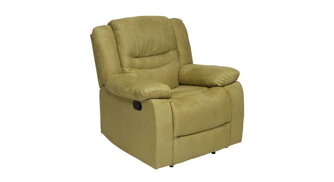 Houston New Fabric Recliner Sofa 1 Seater-Green by Urban Ladder - Cross View Design 1 - 358320