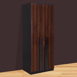 Wardrobes In Mysuru Design Cosmo Engineered Wood 2 Door Wardrobe in Brown Finish