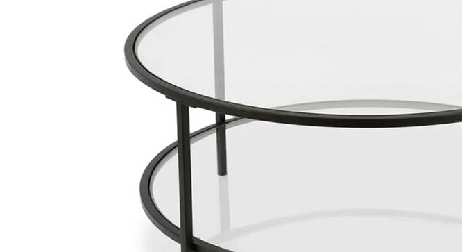 Grace Coffee Table - Black (Black, Powder Coating Finish) by Urban Ladder - Front View Design 1 - 358659