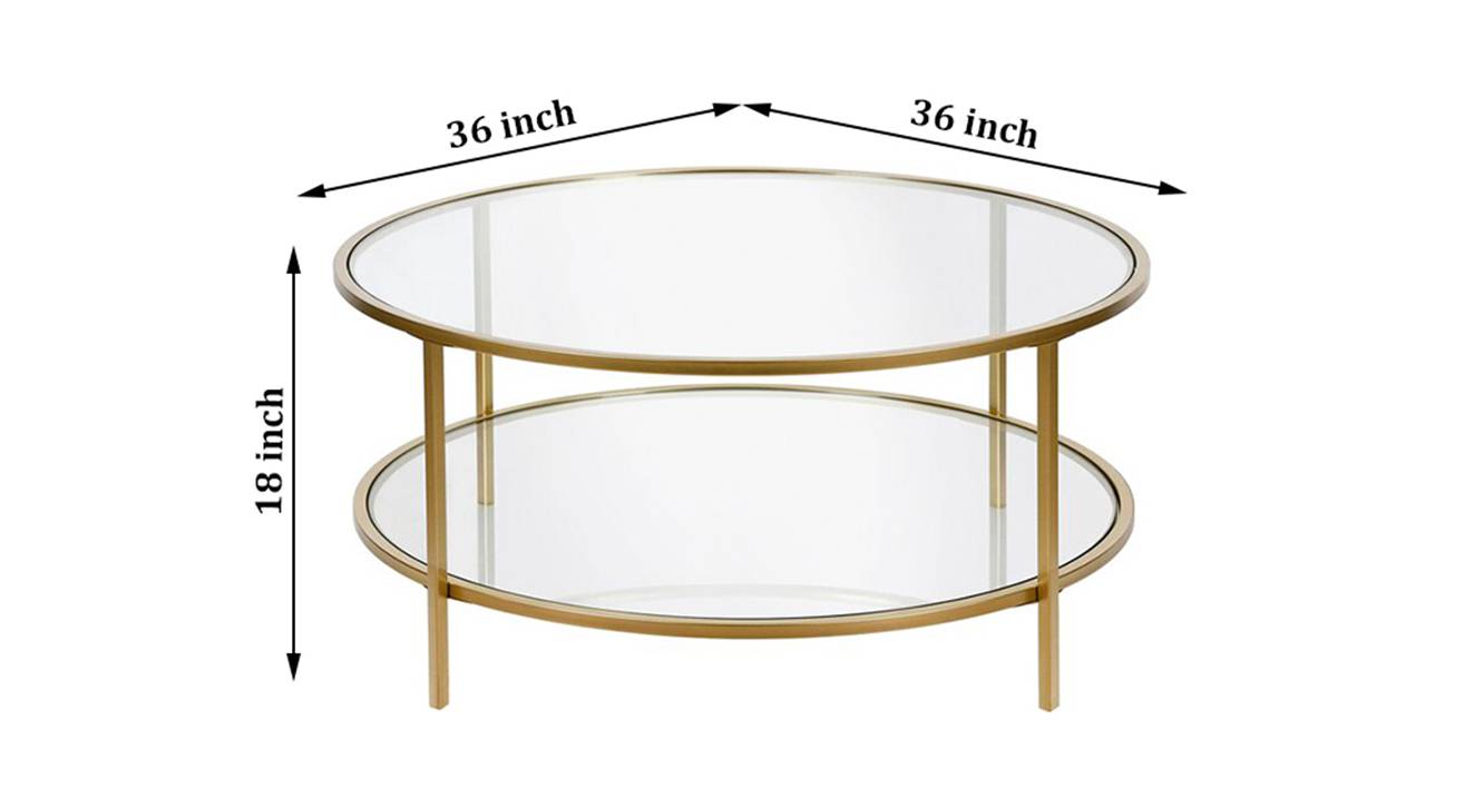 Grace coffee table gold 6