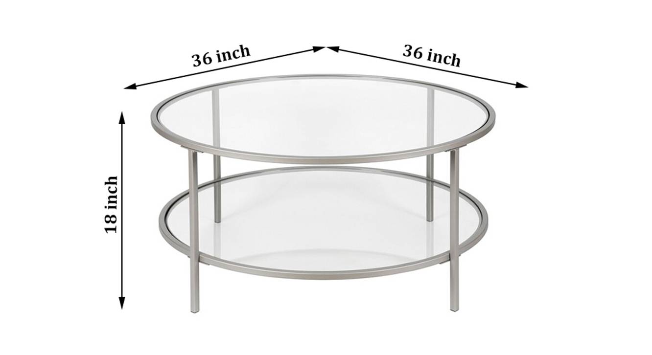 Grace coffee table silver 6