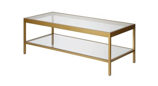 Laverene Coffee Table - Gold (Gold, Powder Coating Finish) by Urban Ladder - Cross View Design 1 - 358691