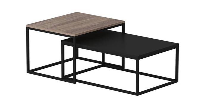 Lorido Coffee Table - Black (Black, Powder Coating Finish) by Urban Ladder - Front View Design 1 - 358698