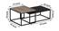 Lorido Coffee Table - Black (Black, Powder Coating Finish) by Urban Ladder - Design 1 Dimension - 358701