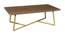 Maize Coffee Table - Gold (Gold, Powder Coating Finish) by Urban Ladder - Cross View Design 1 - 358703