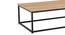 Pearl Coffee Table - Black (Black, Powder Coating Finish) by Urban Ladder - Front View Design 1 - 358728
