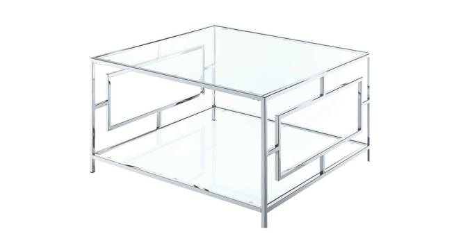 Shayla Coffee Table - Silver (Silver, Powder Coating Finish) by Urban Ladder - Front View Design 1 - 358753