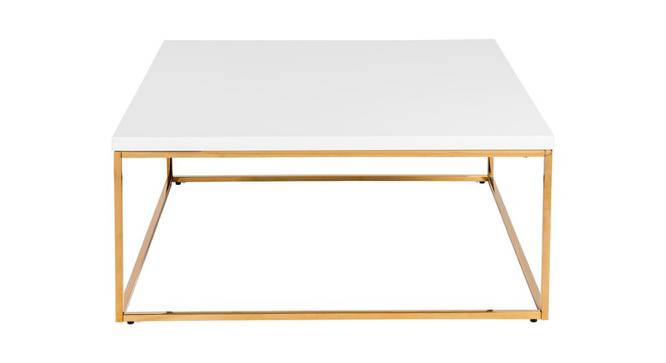 Tarn Coffee Table - Gold - Square (Gold, Powder Coating Finish) by Urban Ladder - Front View Design 1 - 358769