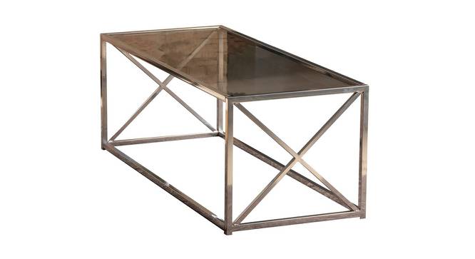 Trenton Coffee Table - Silver (Silver, Powder Coating Finish) by Urban Ladder - Cross View Design 1 - 358778