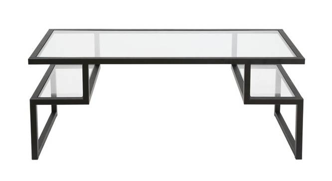 Tricia Coffee Table - Black (Black, Powder Coating Finish) by Urban Ladder - Front View Design 1 - 358783