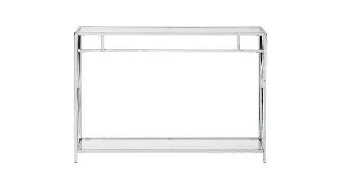 Asprey Console Table - Silver (Silver, Powder Coating Finish) by Urban Ladder - Front View Design 1 - 358802