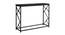 Correa Console Table - Black (Black, Powder Coating Finish) by Urban Ladder - Cross View Design 1 - 358821