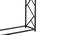 Correa Console Table - Black (Black, Powder Coating Finish) by Urban Ladder - Design 1 Side View - 358824