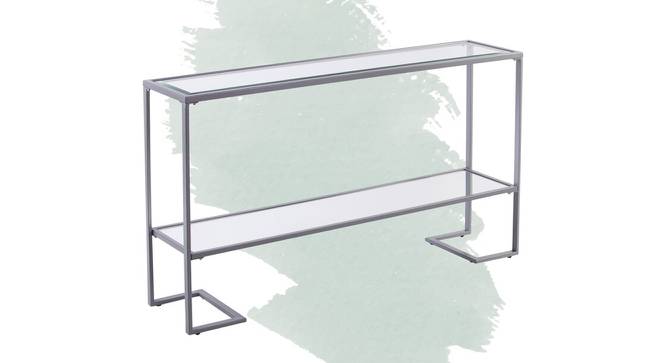 Dillard Console Table - Grey (Grey, Powder Coating Finish) by Urban Ladder - Cross View Design 1 - 358838