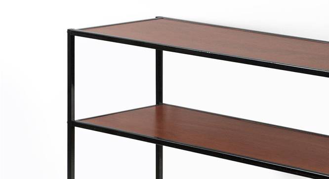 Esta Console Table - Black (Black, Powder Coating Finish) by Urban Ladder - Front View Design 1 - 358857
