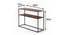 Esta Console Table - Black (Black, Powder Coating Finish) by Urban Ladder - Design 1 Dimension - 358859