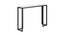 Febe Console Table - Black (Black, Powder Coating Finish) by Urban Ladder - Cross View Design 1 - 358861