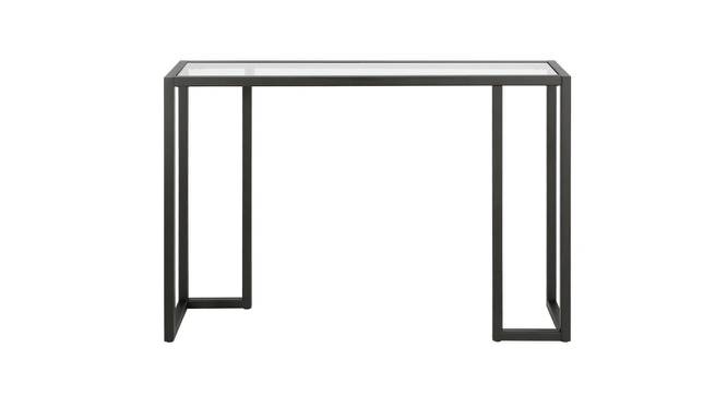 Febe Console Table - Black (Black, Powder Coating Finish) by Urban Ladder - Front View Design 1 - 358862