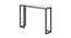 Febe Console Table - Black (Black, Powder Coating Finish) by Urban Ladder - Rear View Design 1 - 358863