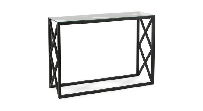 Gelman Console Table - Black (Black, Powder Coating Finish) by Urban Ladder - Cross View Design 1 - 358866