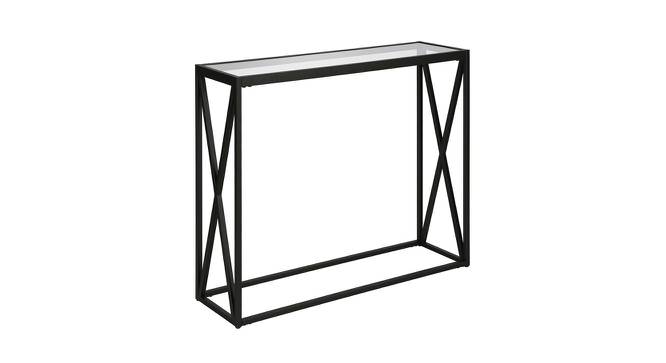 Greer Console Table - Black (Black, Powder Coating Finish) by Urban Ladder - Cross View Design 1 - 358870